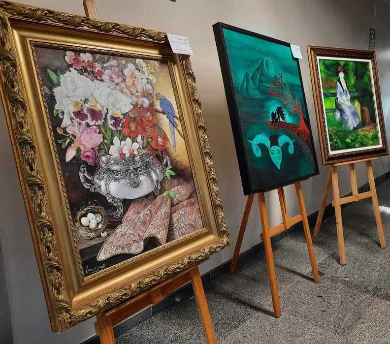 Expositor profissional para Quadros, Obras de Arte - Novo