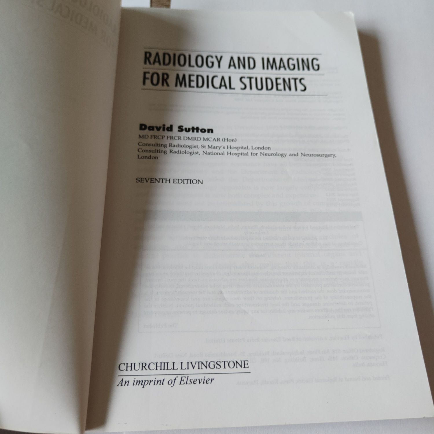 Radiology and imaging for medical students