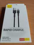 Baseus Ładowarka kabel usb Typ C High Quality nowy