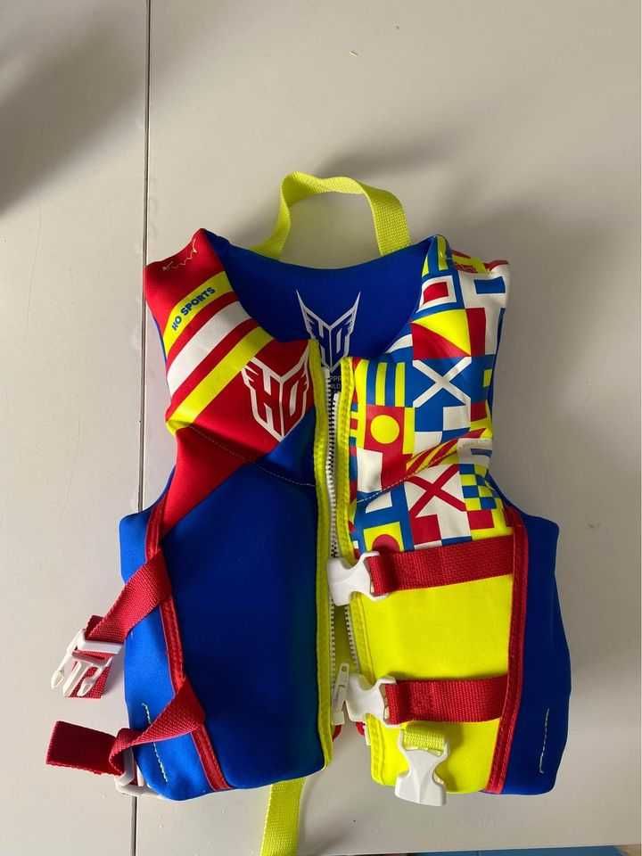 Colete infantil para desportos aquáticos