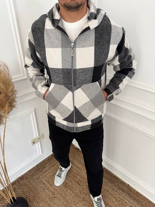 Чоловіча стильна кофта -сорочка байка