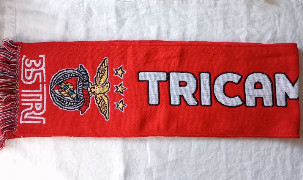 Cachecol Benfica Tricampeões