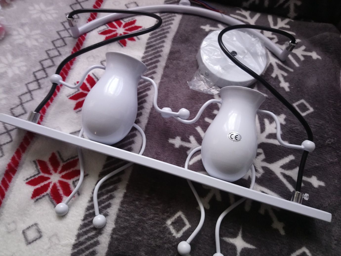 Lampa sufitowa ławeczka zakochanych