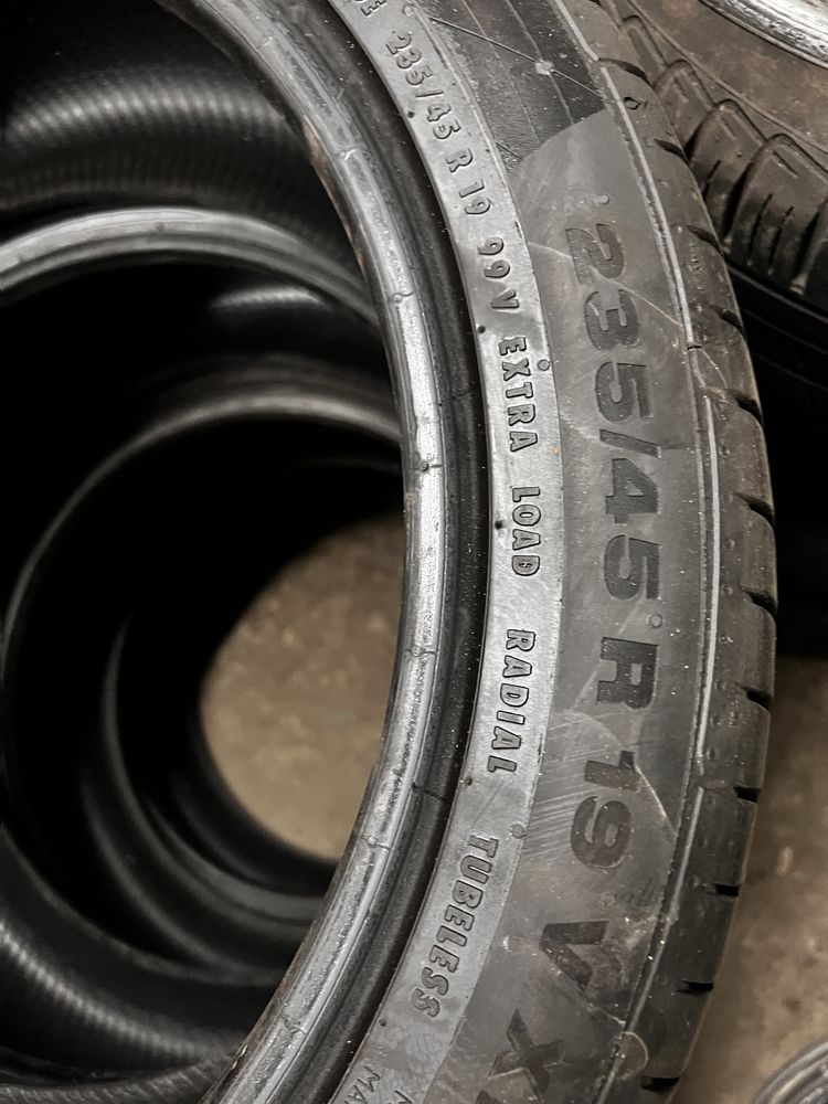 Opony letnie 235/45r19 Continental