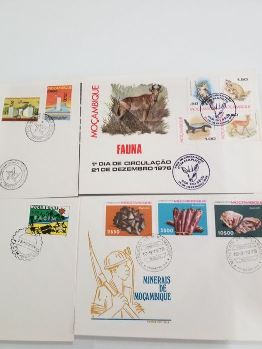 Selos antigos de Moçambique novos.