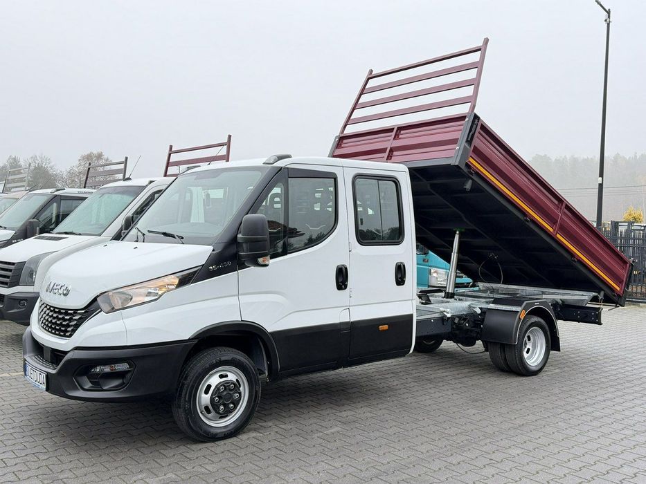 Iveco Daily 35C16 V  Brygadówka Doka 7 osób Kat.B Wywrotka 3-stronna (50C16,35S16 70C18)