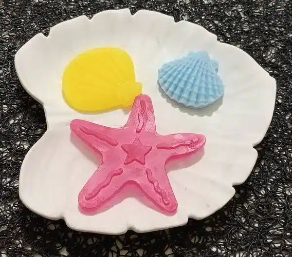 Mini mydełko morskie rozgwiazda duża 1 szt na prezent wakacje