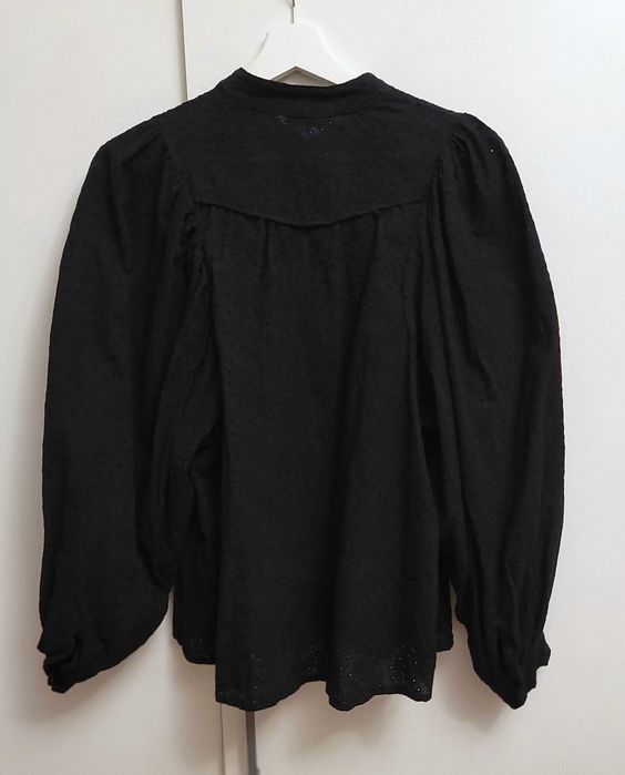 Patchouli koszula Rodeo czarna bufiaste rękawy boho haftowana piękna