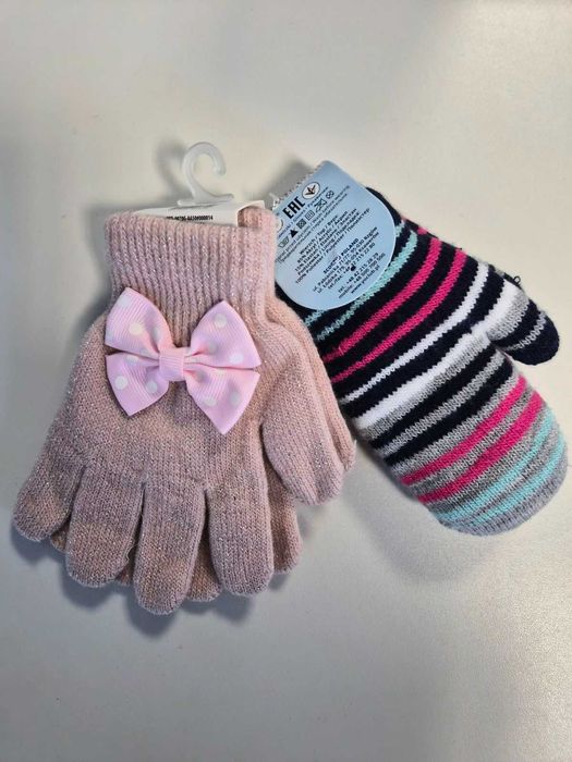 NOWE 100 PAR - Rękawiczki damskie, męskie, dziecięce