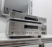 Wzmacniacz Onkyo, DVD, piloty okazja