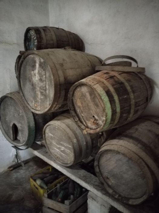 Barris de carvalho c/ perto de 100 anos