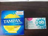 Тампоны  Tampax Compax 18шт, O.b. mini ProComfort 32шт