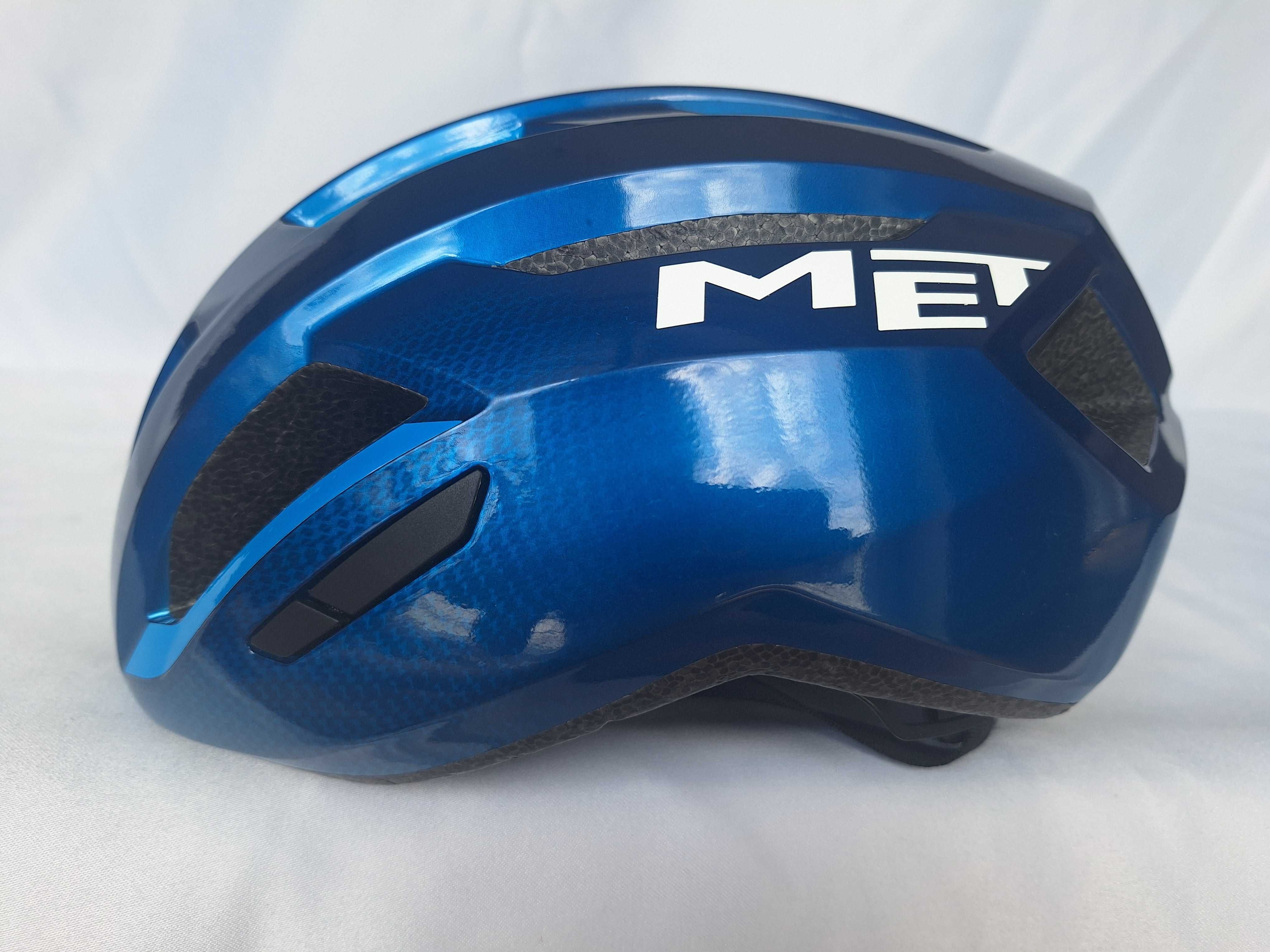 Kask rowerowy szosowy Met Vinci Mips Blue Metallic L 58-61cm