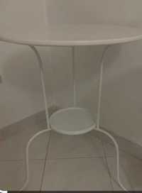 mesa redonda branca IKEA