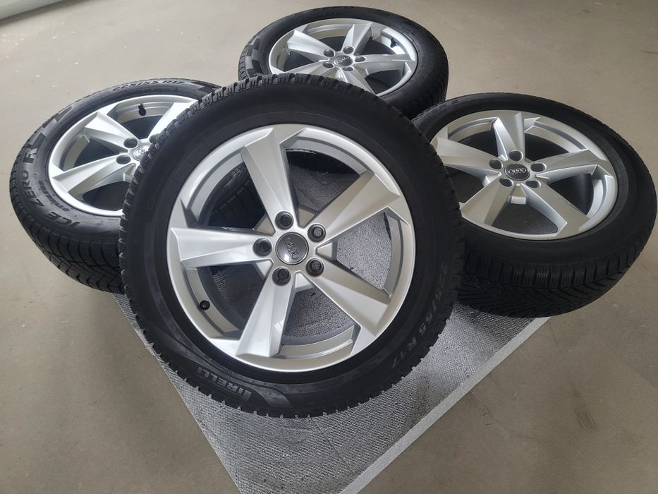 Alufelgi zima 5 х 112 r 17 " 225 / 55  opony ZIMOWE NOWE Audi Q2 Q3