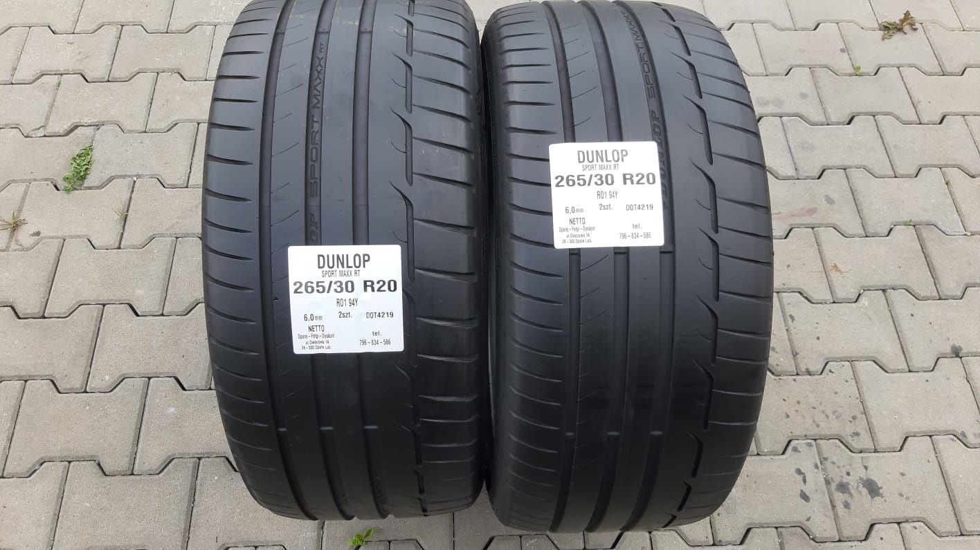 Opony Dunlop 265 30 R20