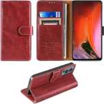 etui do motorola edge 2021, skórzane, premium z klapką