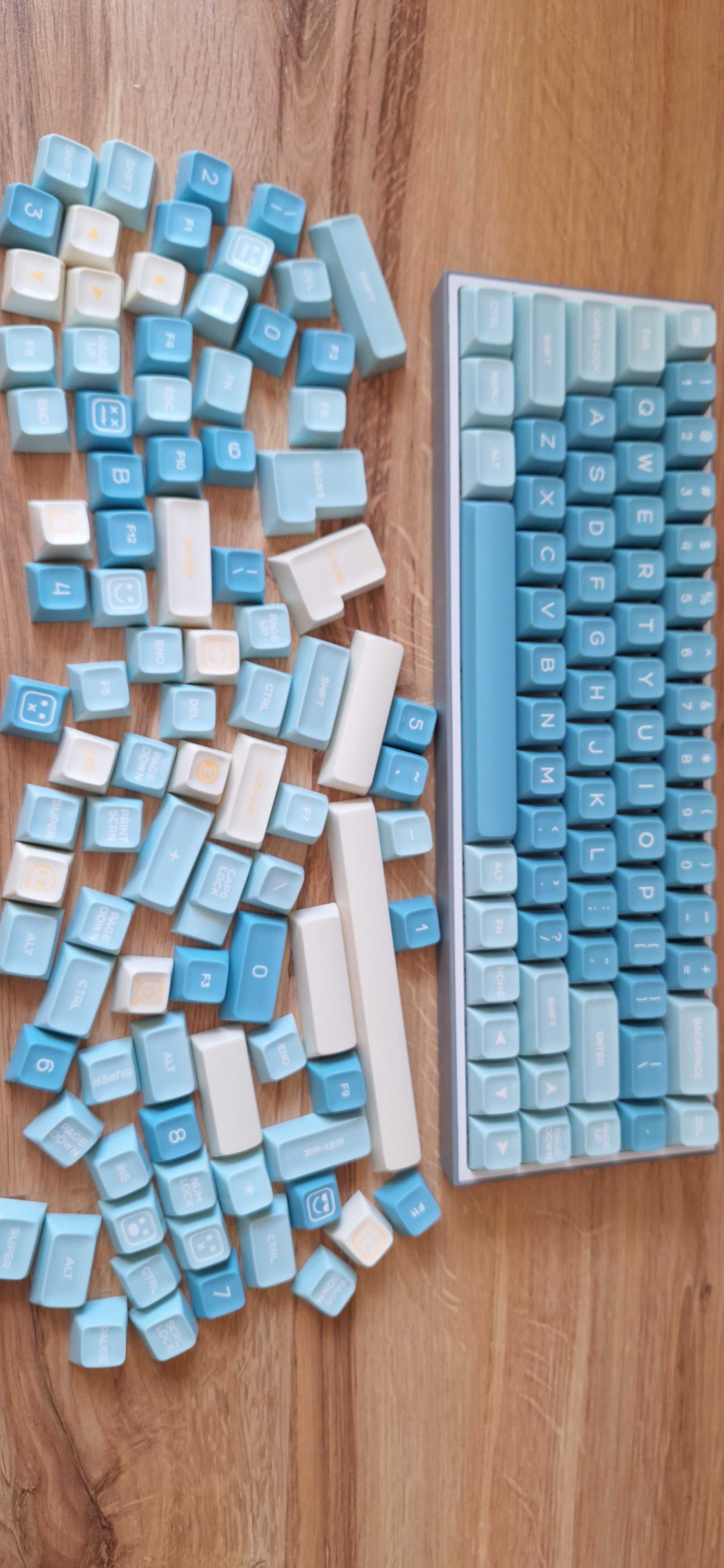 Keycaps Keycapy PBT GMK Clone Sea Salt 160 szt.