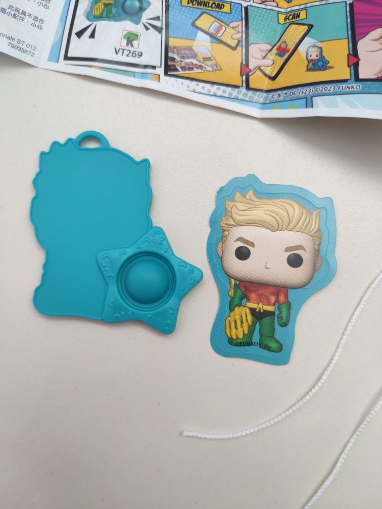 Аквамен, іграшка-антистрес (Кіндер Джой, Funko, DC)