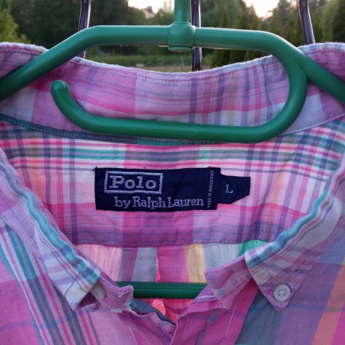 Ralph Lauren Męska Koszula W Kratkę Rozmiar L