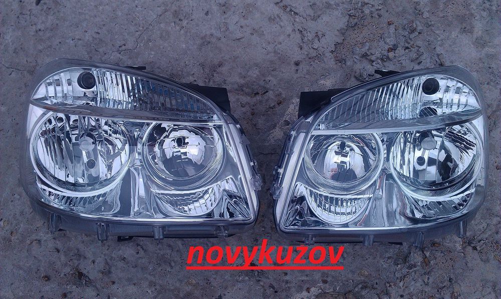 Ресничка накладка под фару Fiat Doblo Фіат Добло 05-08