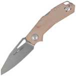 Nóż składany Viper Alfa Natural Canvas Micarta, Stonewashed MagnaCut b
