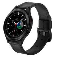 Pasek Skórzany Herms Samsung Galaxy Watch 4 40 / 42 / 44 / 46 Mm Black