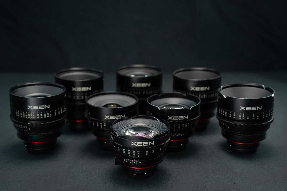 XEEN unikatowy zestaw ośmiu obiektywów filmowych
