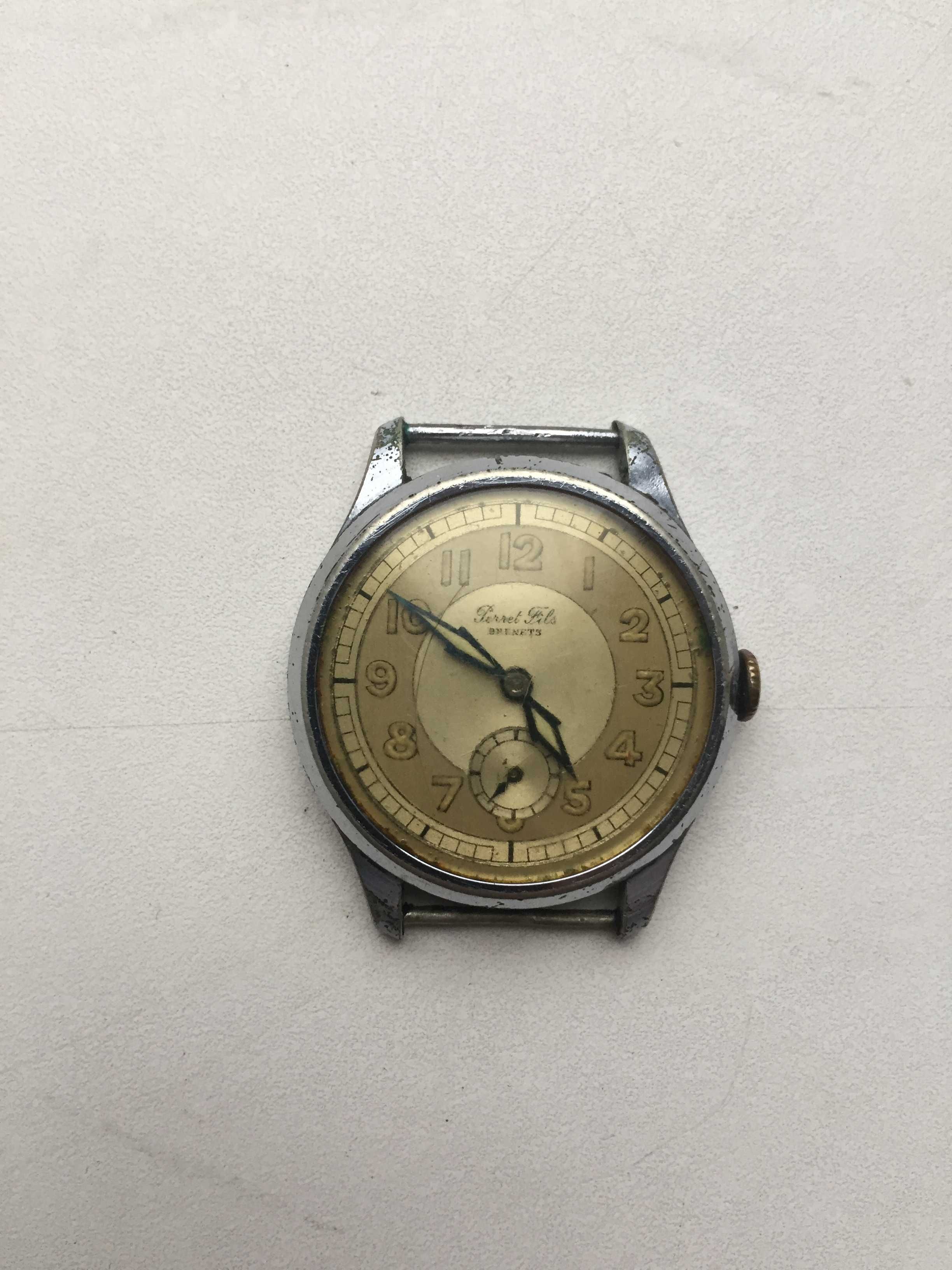 Швейцарские наручные часы Perret Fils Brunettes 1940-50гг