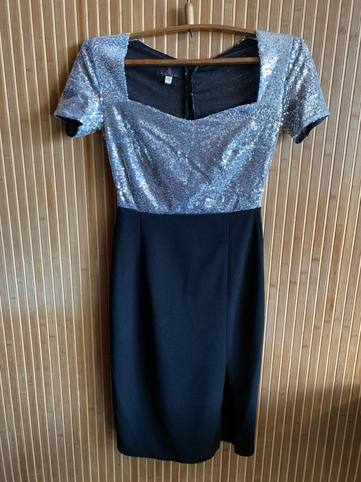 Розпродаж!Жіноча сукня міні, плаття з паєтками