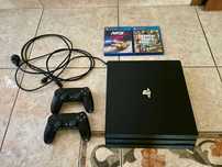 Play Station 4 Pro z 2 padami/2 gry