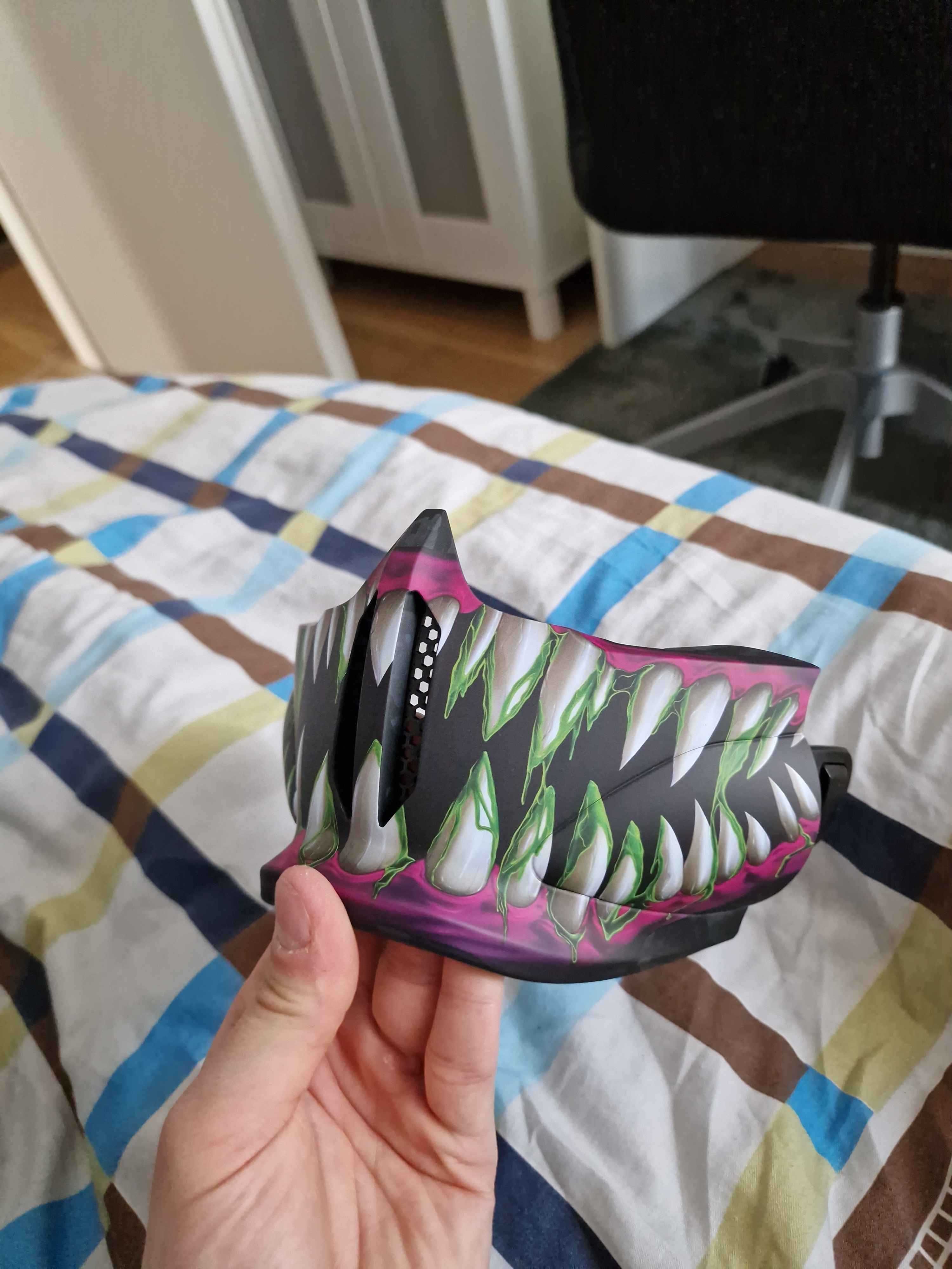 Kask Ruroc Toxin RG1-DX na narty, snowboard (YL/S)