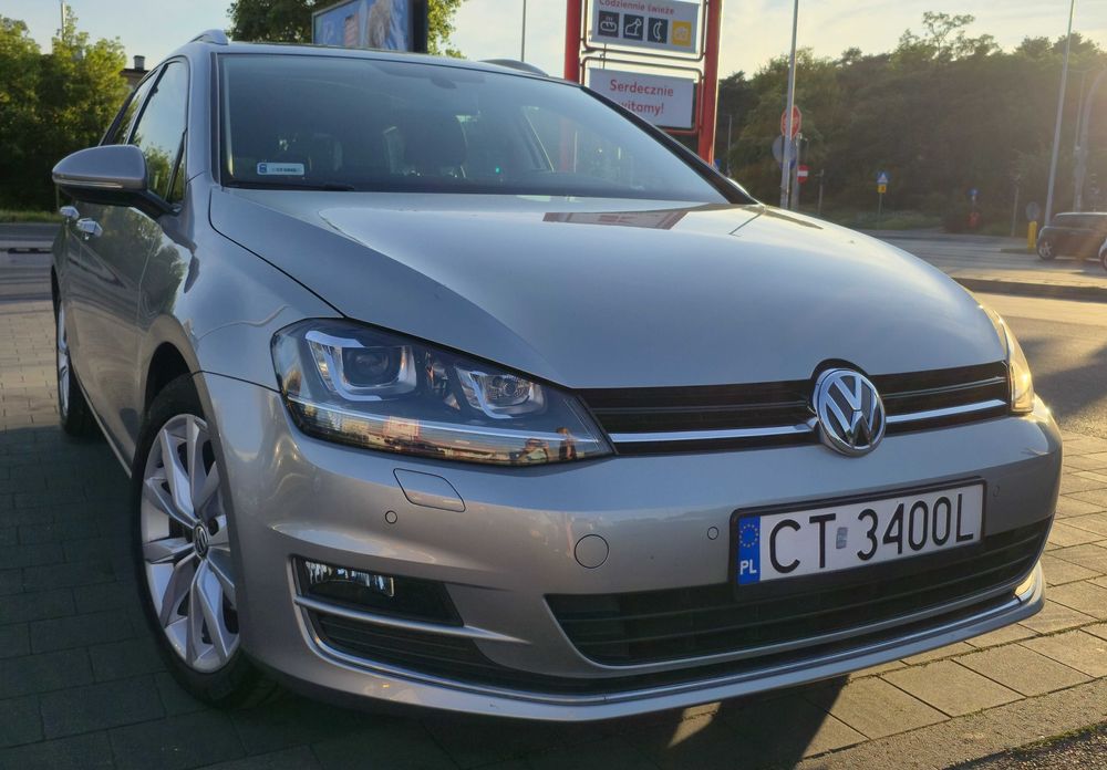 VW Golf VII 2014 1.4 TSI Manual 140 KM Super stan srebrny