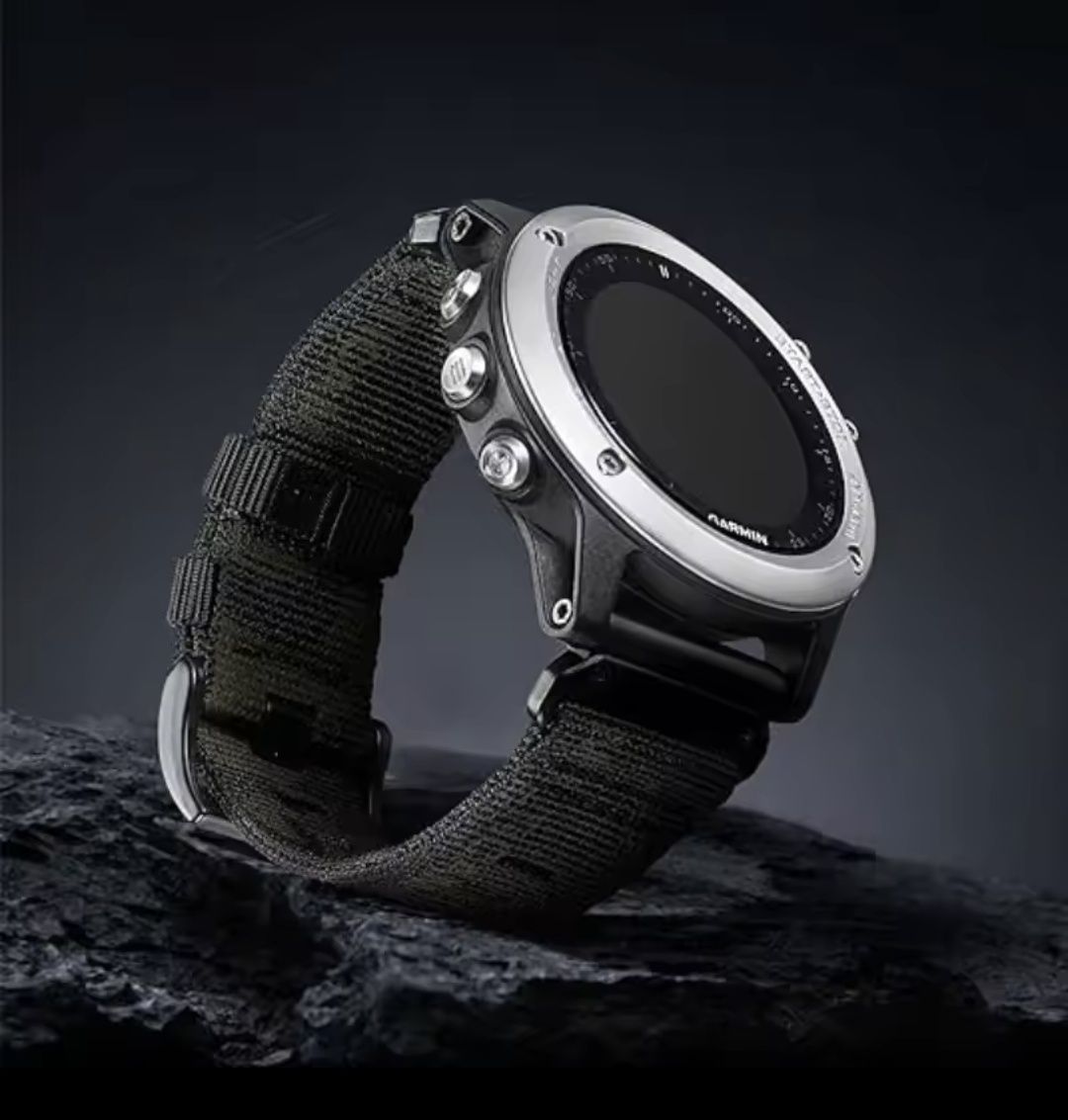 Pasek QuickFit 26 Garmin Nylon Czarny