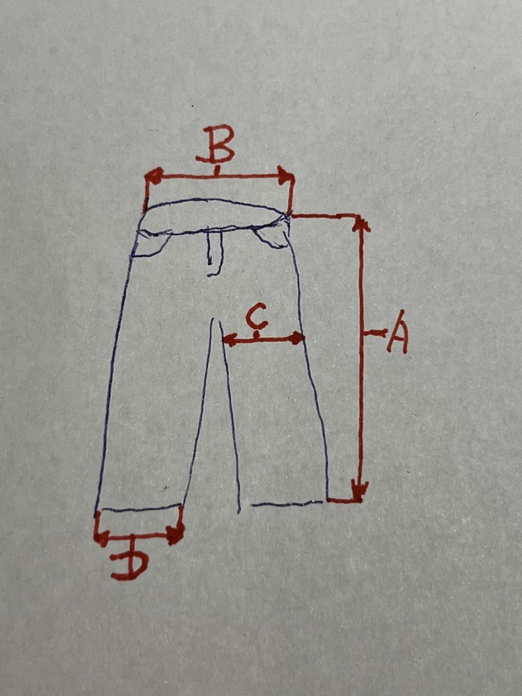 Spodnie męskie jeans rozmiar XL. Stan bardzo dobry