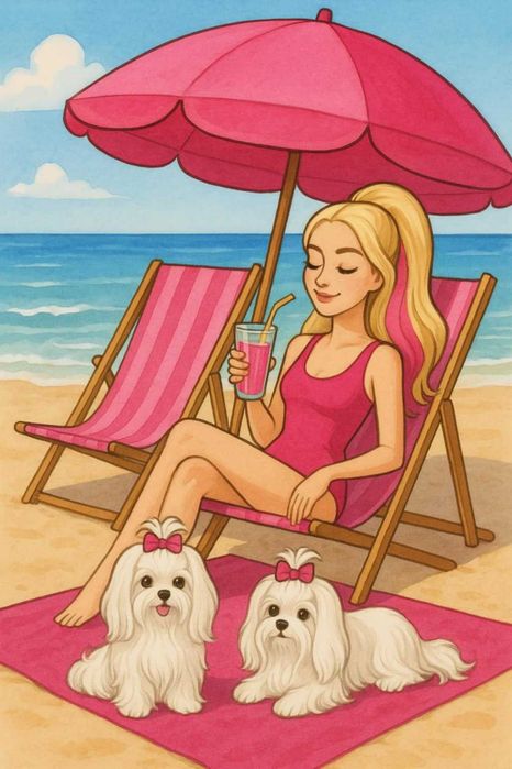 maltańczyk samiec z rodowodem FCI  - dorosły- koreańskie linie