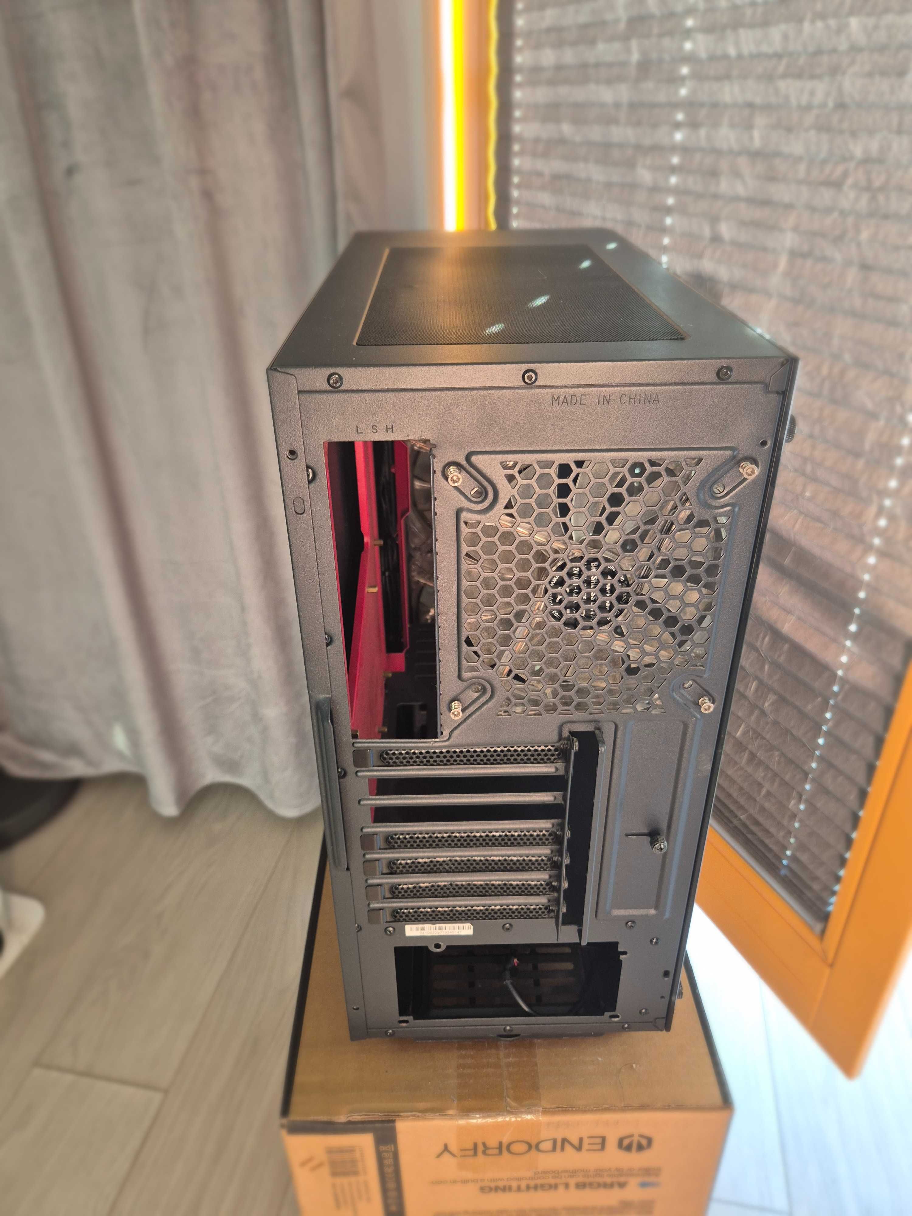 Obudowa PC Sharkoon DG7000-G Red ze szklanym oknem