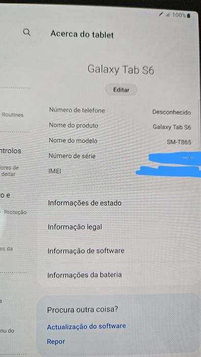 Tablet Samsung Galaxy Tab S6