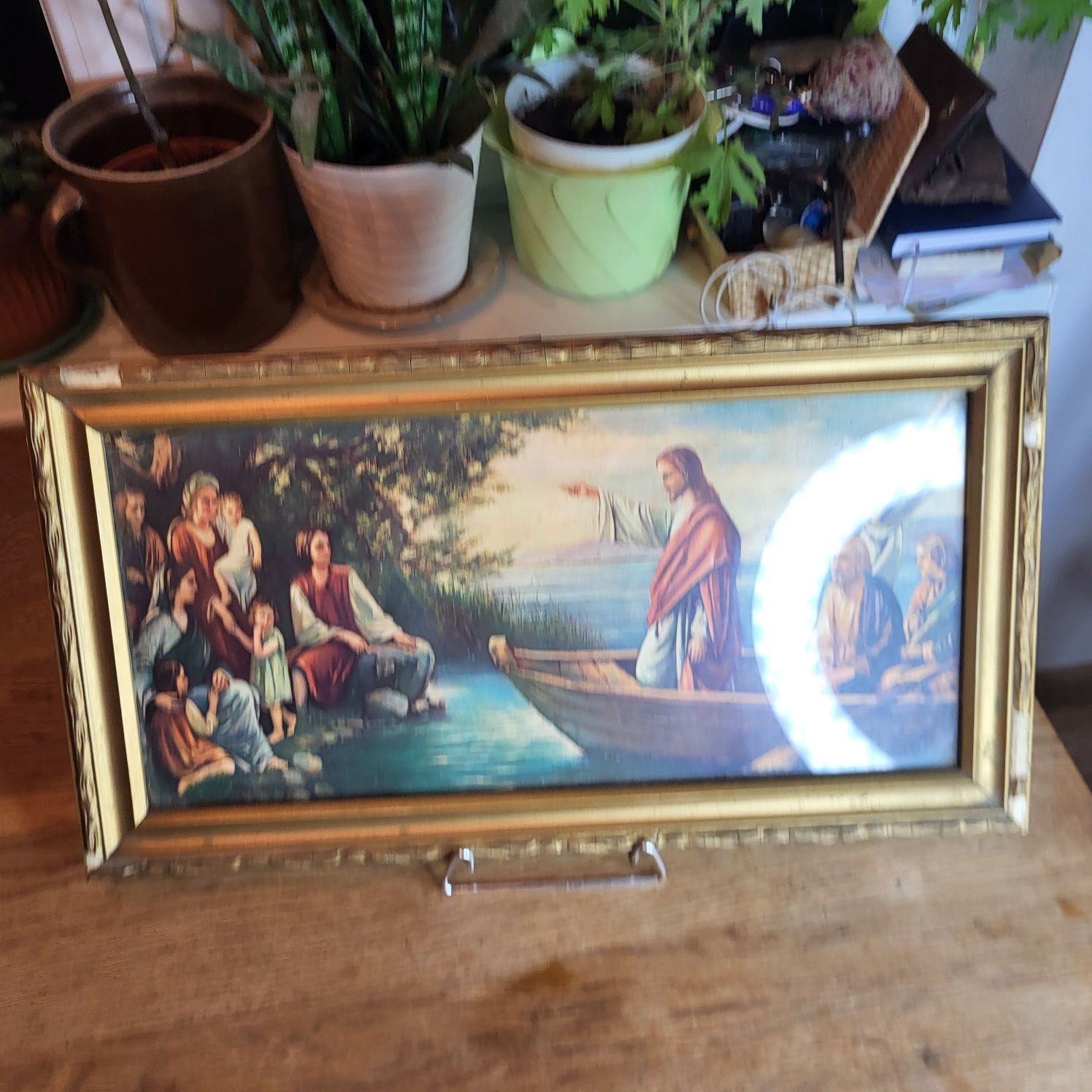 Obraz Jezus na Łodzi 1974r