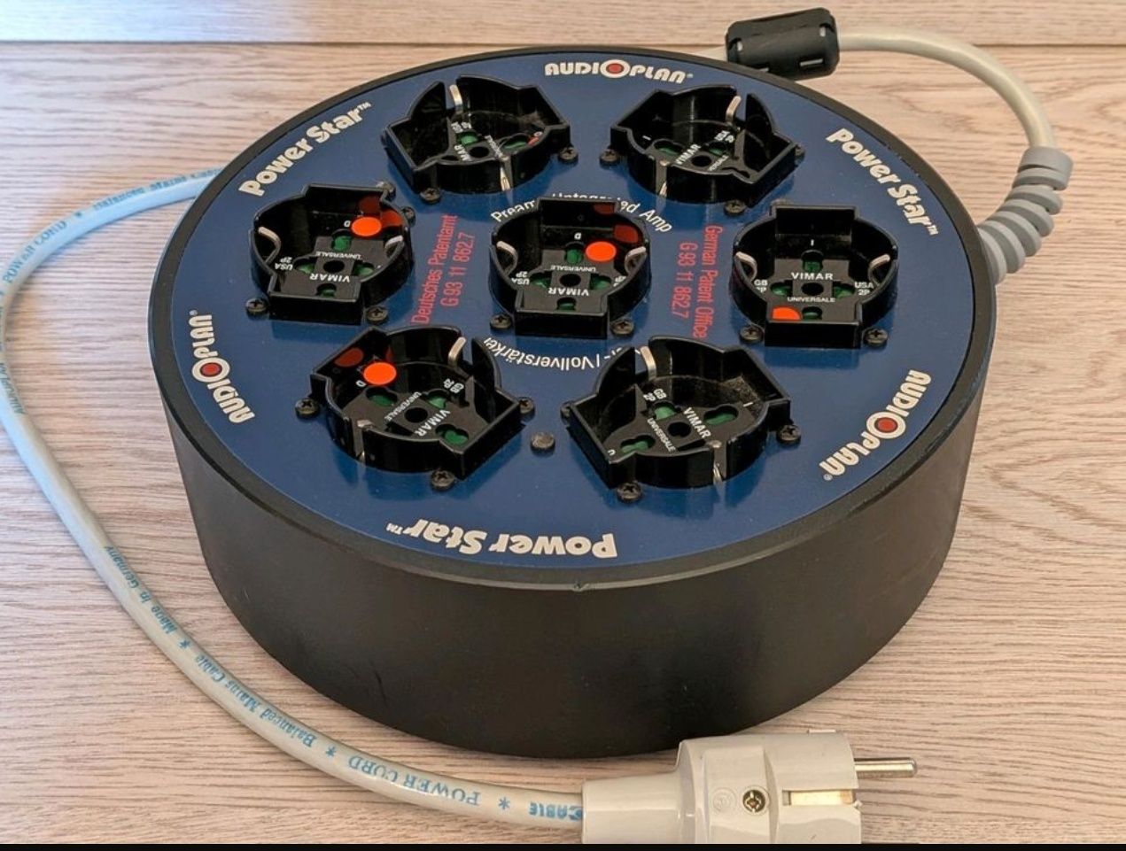 Listwa zasilająca z filtrem top audio Audioplan Powerstar High End