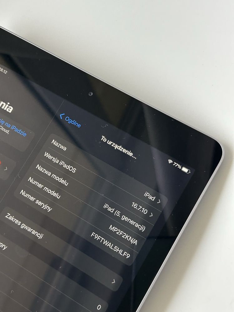 APPLE iPad5 A1822 IDEALNY 32GB Bez blokad!