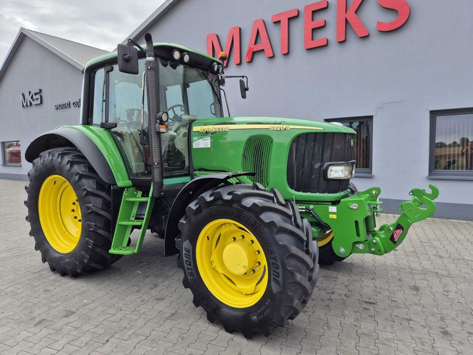 Traktor Ciągnik JOHN DEERE 6920S 2004r Klima TLS TUZ Pneumatyka zaczep