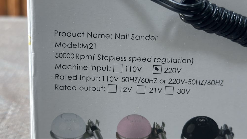 Фрезер для манікюру та педикюру SML M21 White