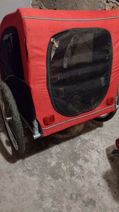 Przyczepka rowerowa dla psa