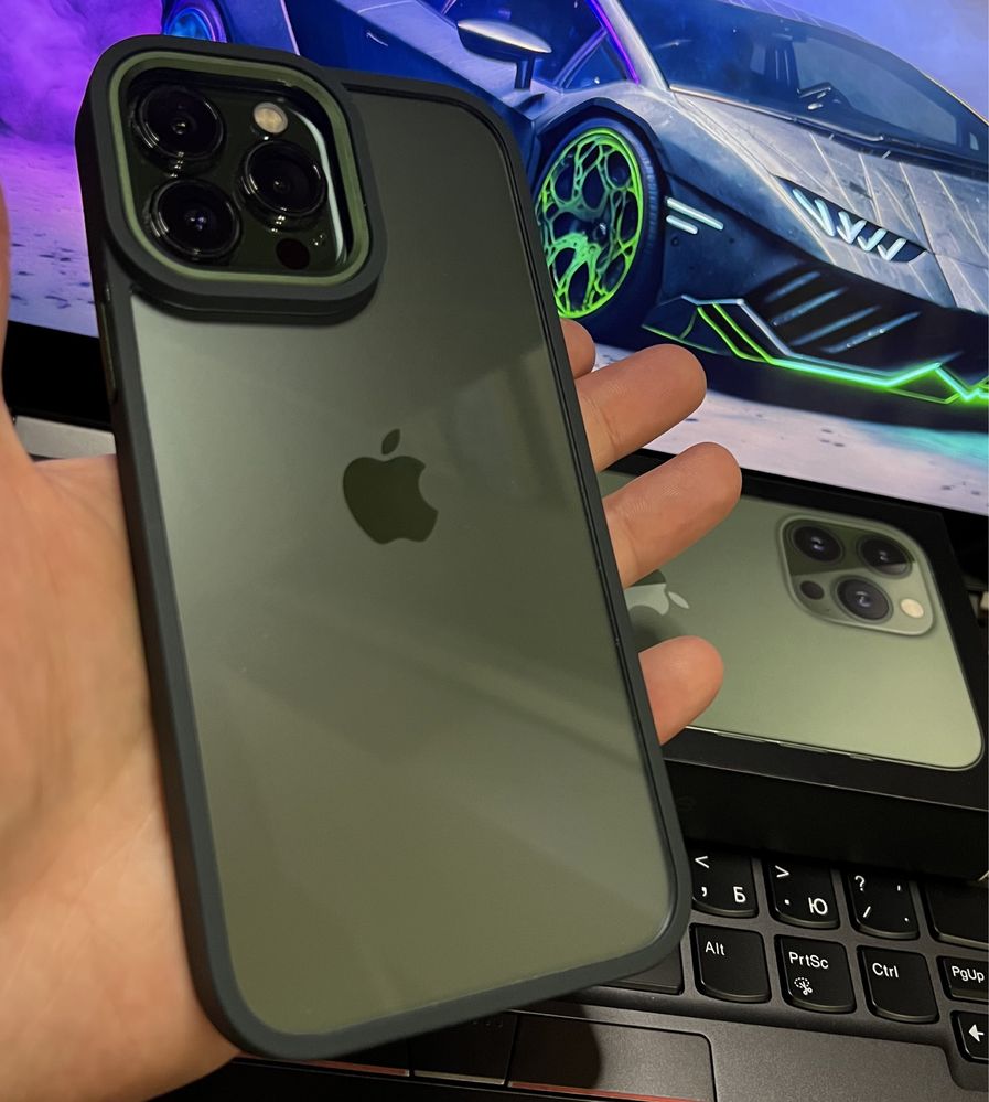 Чехол Iphone 13 pro alpha green, 13 pro max sierra blue, 12 pro