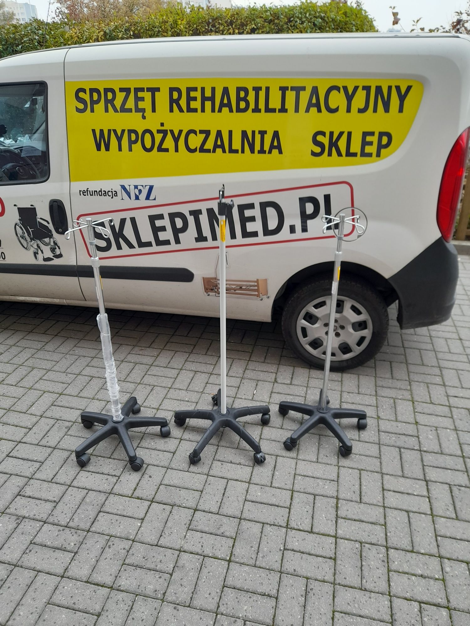 Stojak na | do Kroplówki Wypożyczalnia od 50zl/msc Warszawa Sklep IMED
