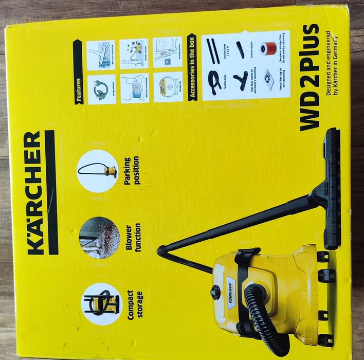 Пылесос хозяйственный Karcher WD 2 PLUS V-12/4/18/C