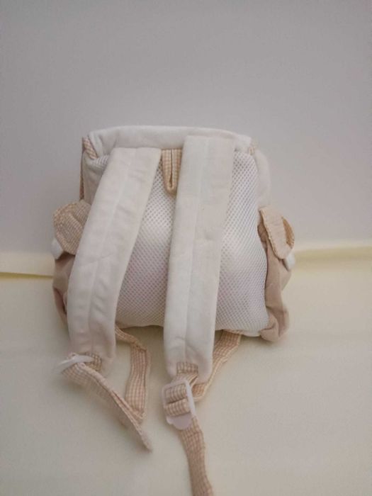 Mochila em veludo para bebé - Artigos NOVOS