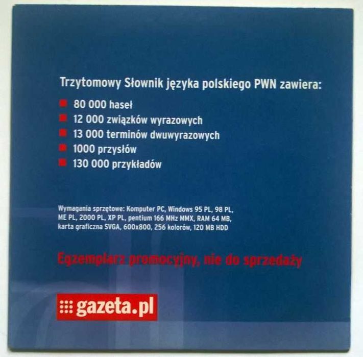 CD Słownik Języka Polskiego PWN Tom 2 L-P NOWA WARTO