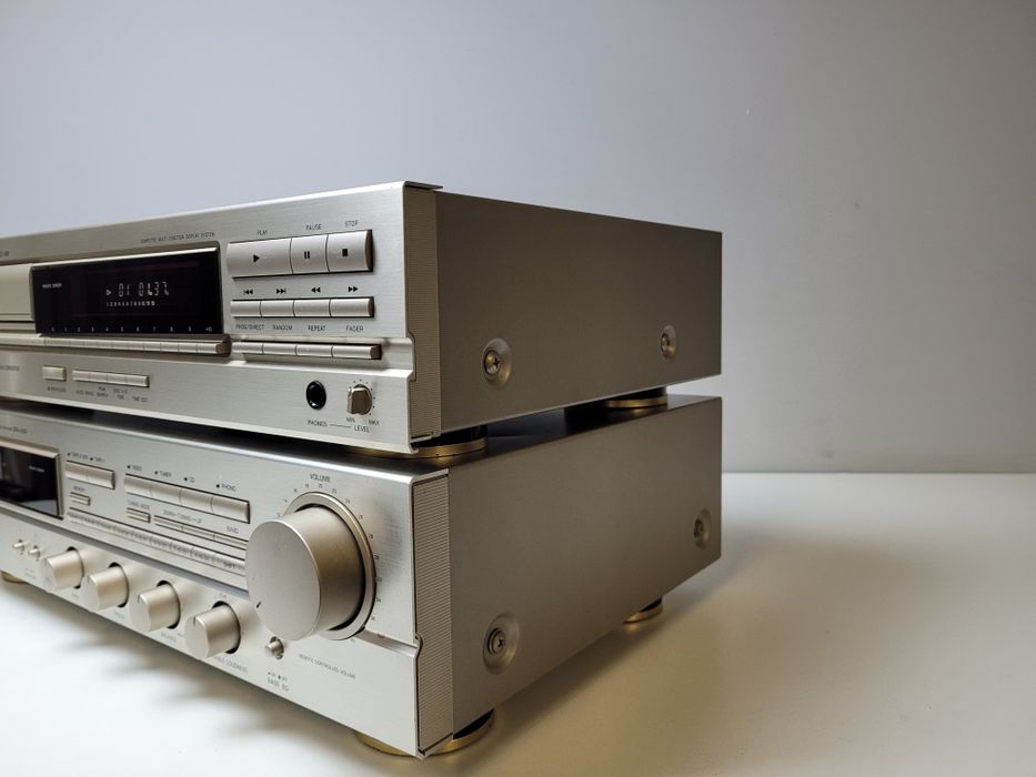 Zestaw Denon Srebrny - Amplituner DRA-435R, Odtwarzacz CD DCD-680 HIFI